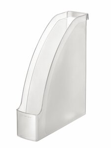 Porte-revues Plus pour A4 polystyrène Dos 70 mm 78 x 300 x 278 Transparent Givré LEITZ