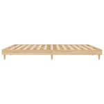vidaXL Cadre de lit sans matelas chêne sonoma 120x200 cm