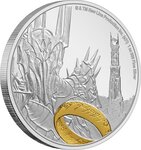 Pièce de monnaie 2 Dollars Niue 2021 1 once argent BE – Sauron