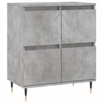 vidaXL Buffets 3 Pièces gris béton bois d'ingénierie