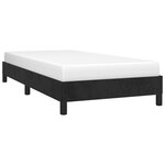 vidaXL Cadre de lit Noir 90x190 cm Velours