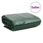 vidaXL Bâche vert 5x6 m 650 g/m²