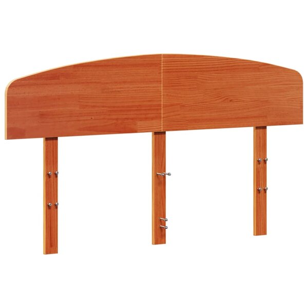 vidaXL Tête de lit cire marron 140 cm bois massif de pin