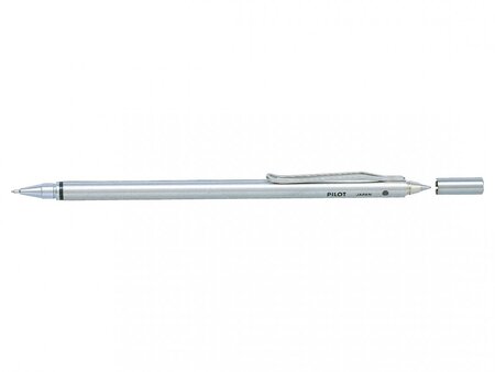 Porte-mines 0 5 mm et stylo birdie twin 2 en 1 rechargeable argent x 12 pilot