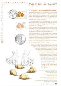 Document philatélique - Croissant au beurre