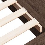 vidaXL Cadre de lit chêne marron 90x200 cm bois d'ingénierie