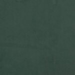 vidaXL Têtes de lit 2 Pièces Vert foncé 100x5x78/88 cm Velours