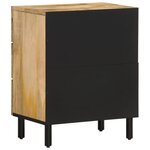 vidaXL Table de chevet 50x33x60 cm bois de manguier massif