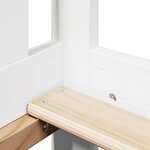 vidaXL Ensemble de lit de jour et de banc et toit 90x190 cm pin massif