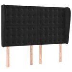 vidaXL Sommier à lattes de lit matelas et LED Noir 140x200 cm Velours