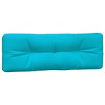 vidaXL Coussins de palette lot de 5 turquoise tissu