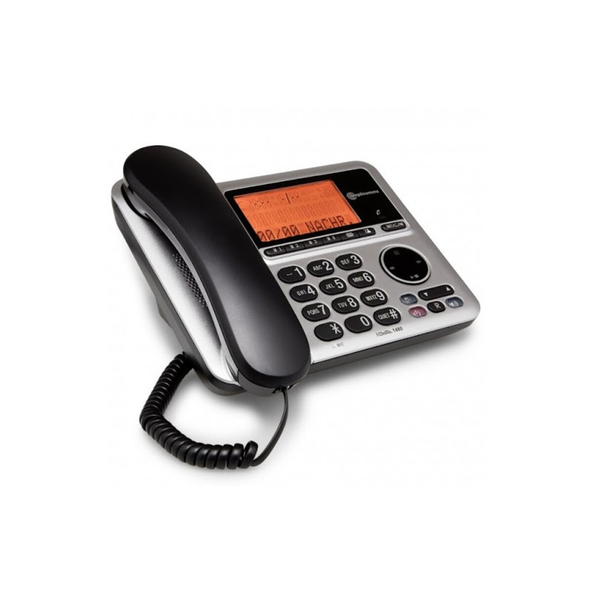 BIG TEL 1480 - Ensemble combiné téléphone sans fil, avec répondeur