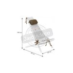 Chilienne en bois ecochair (coussin offert) pin blanc