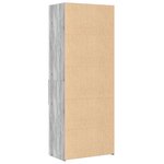vidaXL Buffet haut sonoma gris 70x42 5x185 cm bois d'ingénierie