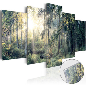 Tableau sur verre acrylique - fairytale landscape [glass] l x h en cm 200x100