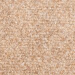 vidaXL Tapis d'escalier auto-adhésif Poinçon aiguilleté 15 Pièces Marron