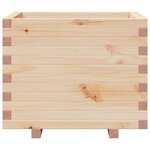 vidaXL Jardinière 60x60x49 5 cm bois de pin massif