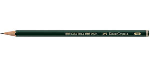 Crayon papier 9000 hexagonal mine 2mm 6B FABER-CASTELL