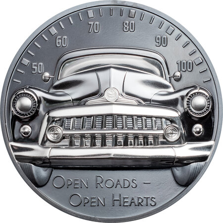 Pièce de monnaie en Argent 10 Dollars g 62.2 (2 oz) Millésime 2021 The Journey CLASSIC CAR