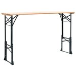 vidaXL Table pliable de brasserie 169x50x75/105 cm Pinède