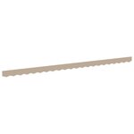 vidaXL valance de store pour cadre de 5 m Beige 4.8x0.2 m