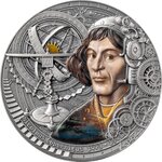 NICOLAUS COPERNICUS Futurists of the Past 2 Once Argent Monnaie 2000 Francs Cameroon 2023
