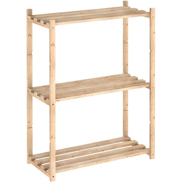 Etagère en kit profondeur 30 cm natura 3 tablettes