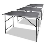 vidaXL Table à coller 3 Pièces Pliable