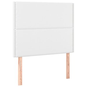 vidaXL Têtes de lit 2 Pièces Blanc 90x5x78/88 cm Similicuir