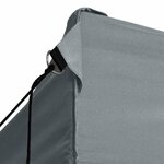 vidaXL Tente de réception pliable avec 4 parois 3x4 m Acier Anthracite