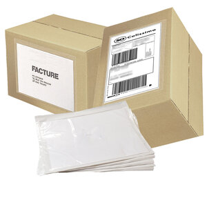 1000 Pochettes plastique document ci-inclus et bordereaux d'envoi Vinted -  235*175mm - La Poste