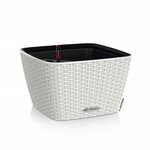 LECHUZA Jardinière BACINO Cottage ALL-IN-ONE 30x30 cm blanc