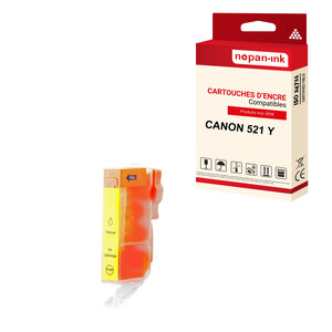 Nopan-ink - x1 cartouche canon cli 521 xl cli 521xl compatible