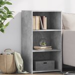 vidaXL Buffet gris béton 50x41x93 cm bois d'ingénierie