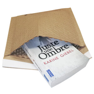 Lot de 100 Pochettes kraft brun  à bulles d'air papier-E5-220*265 mm-Lacouronne e.pack