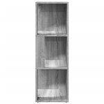 vidaXL Armoire d'angle Sonoma gris 33x33x100 cm Bois d'ingénierie