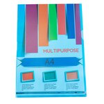 Sachet De 100 Pochettes Coin Polypropylène Grainé 12/100e - A4 - Couleurs Assorties - X 10 - Exacompta