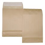 Lot de 50 enveloppes pochettes kraft armé à soufflet marron 280 x 365 + 70 mm