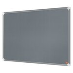 Nobo tableau d'affichage en feutre premium plus 90x60 cm gris