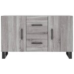 vidaXL Buffet sonoma gris 100x36x60 cm bois d'ingénierie