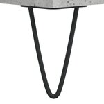 vidaXL Tables basses 2 Pièces gris béton 50x46x50 cm bois d'ingénierie
