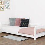 Lit Montessori enfant STUDY 90 x 180 blanc