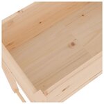 vidaXL Jardinière 78x40x81 cm Bois massif de pin