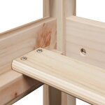 vidaXL Lit de jour avec toit 90x190 cm bois de pin massif