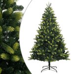 vidaXL Sapin de Noël artificiel à charnières avec support 240 cm