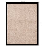 vidaXL Paillasson Beige 40x60 cm