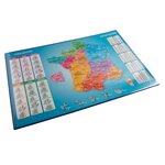 Sous-main Rigide Pvc France - 37 5x57 5cm - Visuel - X 10 - Exacompta