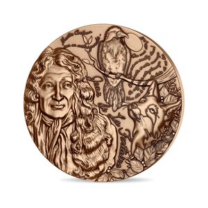 Médaille presse-papier - Jean de La Fontaine