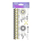 Tatouages temporaires - Motifs Boho - Dorures