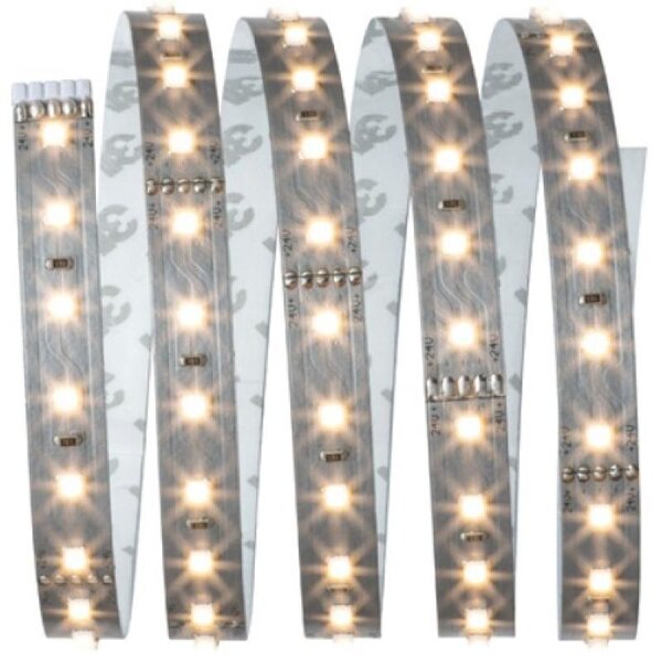 Kit ruban MaxLED 500 5m blanc chaud 33 5W 230/24V 75VA argent 2700K